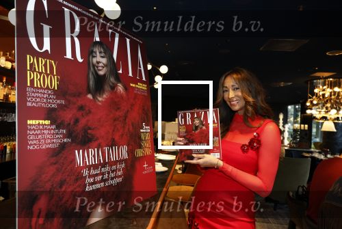 Amsterdam 11 december 2024
Presentatie cover Grazia met daarop Maria Tailor in het Andaz hotel.