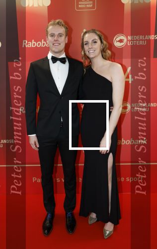 Arnhem 18 december 2024
Sportman van het jaar op Papendal. Sportgala. Marit Steenbergen met partner
