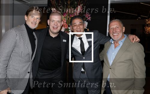Amsterdam 13 november 2024
 Masters Expo in de RAI. Michael v Gerwen Ronald de Boer Won Yip en Henk de Vries