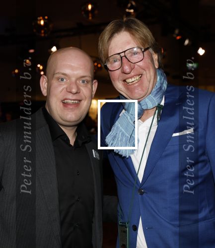 Amsterdam 13 november 2024
 Masters Expo in de RAI. Michael v Gerwen en Aad de Mos