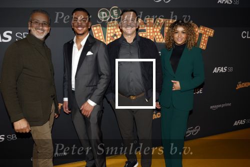 Leusden 9 december 2024
Premiere Jackpot in het Afas theater.  Najib Amhali met vrienden