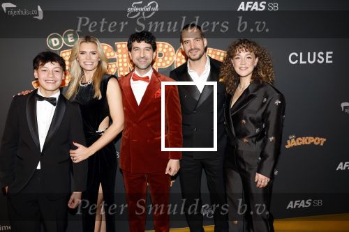Leusden 9 december 2024
Premiere Jackpot in het Afas theater. Nicolette v Dam Egbert Jan Weber Anouk Maas en Sinan Eroglu