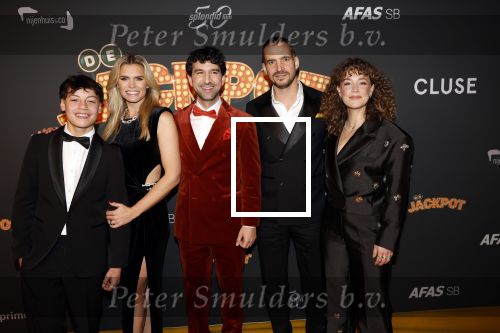 Leusden 9 december 2024
Premiere Jackpot in het Afas theater. Nicolette v Dam Egbert Jan Weber Anouk Maas en Sinan Eroglu
