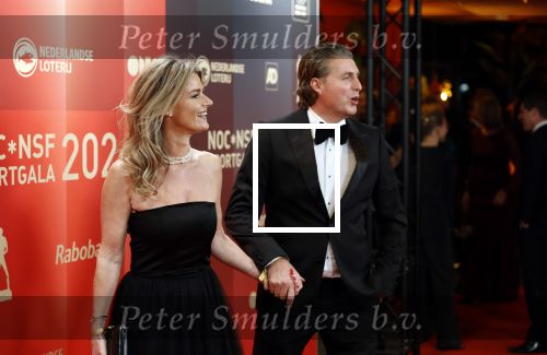 Arnhem 18 december 2024
Sportman van het jaar op Papendal. Sportgala. Pieter v d Hoogenband met zijn vrouw Marie Jose v d Hoogenband