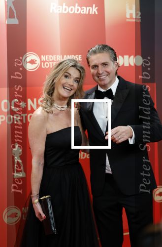 Arnhem 18 december 2024
Sportman van het jaar op Papendal. Sportgala. Pieter v d Hoogenband met zijn vrouw Marie Jose v d Hoogenband