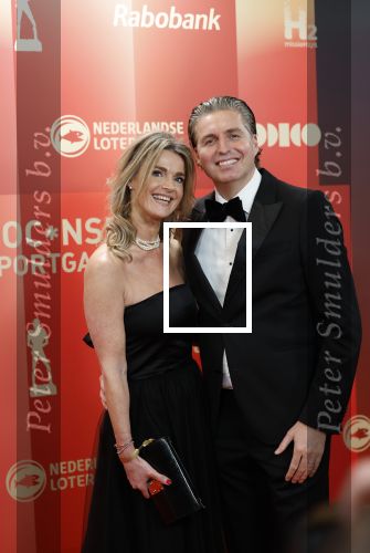 Arnhem 18 december 2024
Sportman van het jaar op Papendal. Sportgala. Pieter v d Hoogenband met zijn vrouw Marie Jose v d Hoogenband