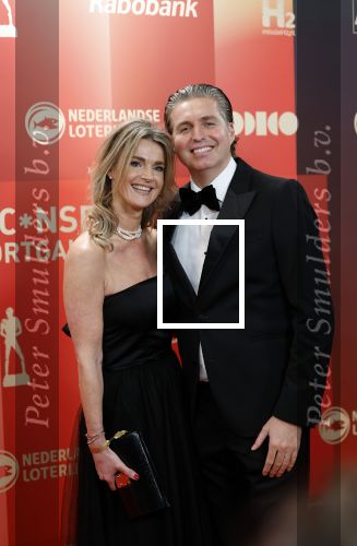Arnhem 18 december 2024
Sportman van het jaar op Papendal. Sportgala. Pieter v d Hoogenband met zijn vrouw Marie Jose v d Hoogenband