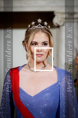 Amsterdam 10 december 2024
Staatsbezoek Portugal Koningin Maxima, president van Portugal Marcelo Rebelo de Sousaen  Koning Willem-Alexander bij paleis op de dam. Ook prinses Amalia is aanwezig bij het staatsbanket.