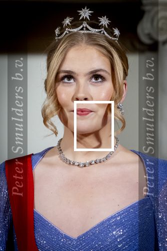 Amsterdam 10 december 2024
Staatsbezoek Portugal Koningin Maxima, president van Portugal Marcelo Rebelo de Sousaen  Koning Willem-Alexander bij paleis op de dam. Ook prinses Amalia is aanwezig bij het staatsbanket.