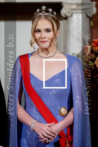 Amsterdam 10 december 2024
Staatsbezoek Portugal Koningin Maxima, president van Portugal Marcelo Rebelo de Sousaen  Koning Willem-Alexander bij paleis op de dam. Ook prinses Amalia is aanwezig bij het staatsbanket.
