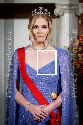 Amsterdam 10 december 2024
Staatsbezoek Portugal Koningin Maxima, president van Portugal Marcelo Rebelo de Sousaen  Koning Willem-Alexander bij paleis op de dam. Ook prinses Amalia is aanwezig bij het staatsbanket.