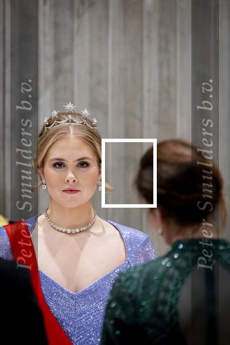 Amsterdam 10 december 2024
Staatsbezoek Portugal Koningin Maxima, president van Portugal Marcelo Rebelo de Sousaen  Koning Willem-Alexander bij paleis op de dam. Ook prinses Amalia is aanwezig bij het staatsbanket.
