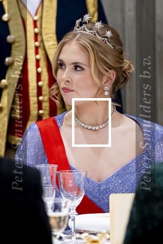 Amsterdam 10 december 2024
Staatsbezoek Portugal Koningin Maxima, president van Portugal Marcelo Rebelo de Sousaen  Koning Willem-Alexander bij paleis op de dam. Ook prinses Amalia is aanwezig bij het staatsbanket.