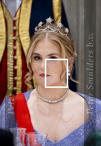 Amsterdam 10 december 2024
Staatsbezoek Portugal Koningin Maxima, president van Portugal Marcelo Rebelo de Sousaen  Koning Willem-Alexander bij paleis op de dam. Ook prinses Amalia is aanwezig bij het staatsbanket.