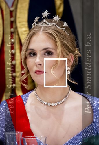 Amsterdam 10 december 2024
Staatsbezoek Portugal Koningin Maxima, president van Portugal Marcelo Rebelo de Sousaen  Koning Willem-Alexander bij paleis op de dam. Ook prinses Amalia is aanwezig bij het staatsbanket.