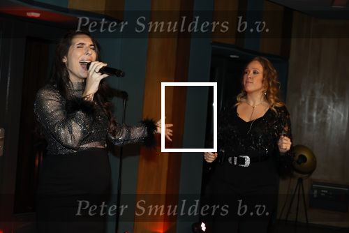 Hilversum 19 december 2024
CD Presentatie Jeffrey Schenk en Bobbie Eakes bij de wisseloord studio\'s.. Groep zangduo Remedy