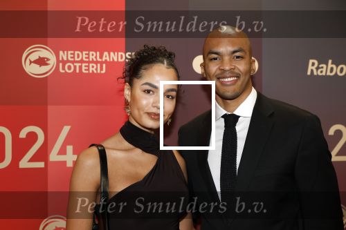 Arnhem 18 december 2024
Sportman van het jaar op Papendal. Sportgala.  Renzo Tjon A Joe en partner
