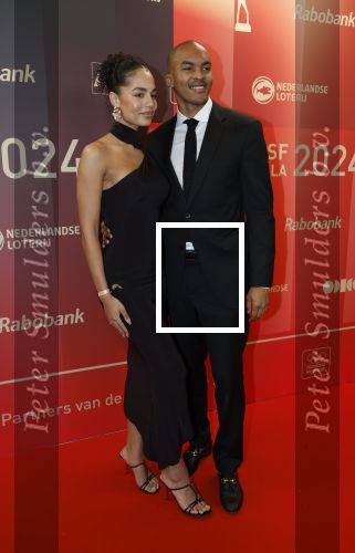 Arnhem 18 december 2024
Sportman van het jaar op Papendal. Sportgala.  Renzo Tjon A Joe en partner
