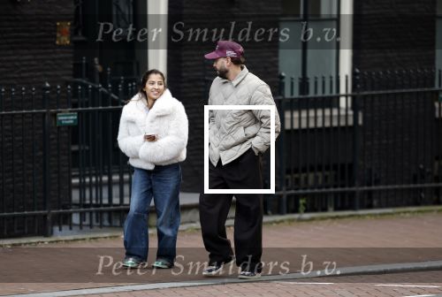 Amsterdam 20 december 2024
Rolf Sanchez met vriendin in het centrum van Amsterdam.