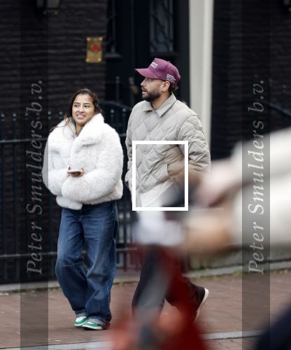 Amsterdam 20 december 2024
Rolf Sanchez met vriendin in het centrum van Amsterdam.