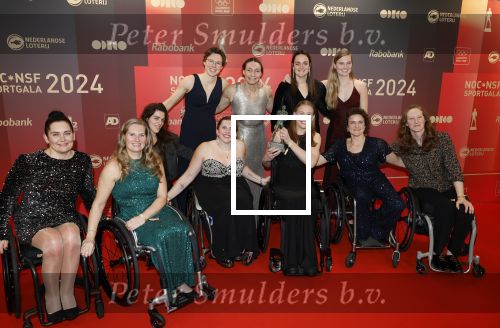 Arnhem 18 december 2024
Sportman van het jaar op Papendal. Sportgala. Rolstoelbasketbalsters Parasportploeg van het Jaar