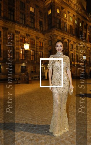 Amsterdam 10 december 2024
Staatsbezoek Portugal Koningin Maxima, president van Portugal Marcelo Rebelo de Sousaen  Koning Willem-Alexander bij paleis op de dam.. Romy Monteiro is uitgenodigd voor het diner