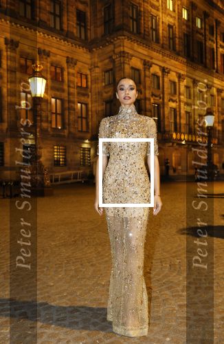 Amsterdam 10 december 2024
Staatsbezoek Portugal Koningin Maxima, president van Portugal Marcelo Rebelo de Sousaen  Koning Willem-Alexander bij paleis op de dam.. Romy Monteiro is uitgenodigd voor het diner