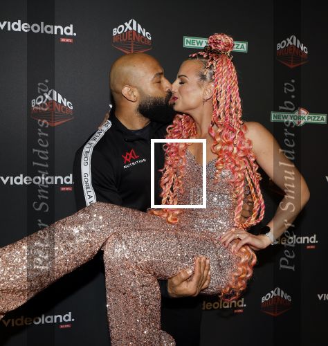 Hilversum 22 december 2024
Boxing infuencers event in studio 21 . Roy Meyer en Doree Rombout