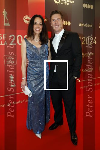 Arnhem 18 december 2024
Sportman van het jaar op Papendal. Sportgala. Roy v d Berg met partner