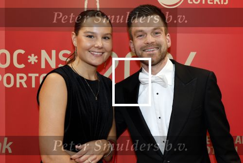 Arnhem 18 december 2024
Sportman van het jaar op Papendal. Sportgala. Thierry Brinkman met vriendin