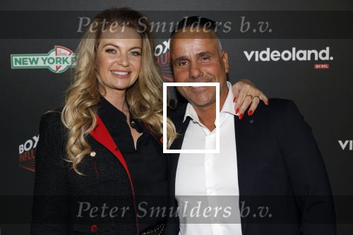 Hilversum 22 december 2024
Boxing infuencers event in studio 21 . Tony Carfora met partner