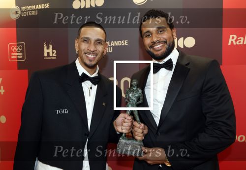 Arnhem 18 december 2024
Sportman van het jaar op Papendal. Sportgala. Worthy de Jong en Dimeo v d Horst
