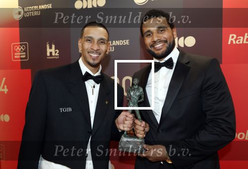 Arnhem 18 december 2024
Sportman van het jaar op Papendal. Sportgala. Worthy de Jong en Dimeo v d Horst