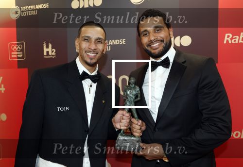 Arnhem 18 december 2024
Sportman van het jaar op Papendal. Sportgala. Worthy de Jong en Dimeo v d Horst
