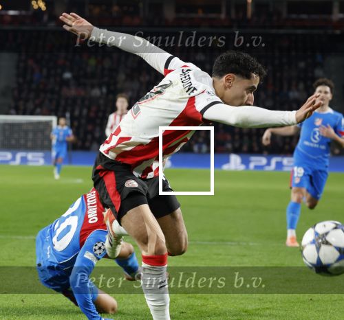 Eindhoven, 9 December 2025
PSV-Atletico Madrid, eindstand 2-3 CL
Championsleague
Anass Salah-Eddine