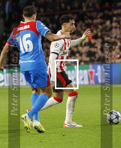 Eindhoven, 9 December 2025
PSV-Atletico Madrid, eindstand 2-3 CL
Championsleague
Anass Salah-Eddine
