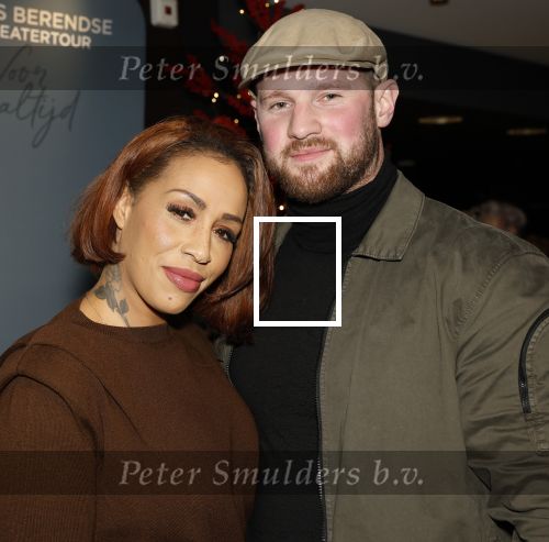 Bussum 8 december 2025
Premiere theatwershow Voor Altijd van Yves Berendse in t Spant. Glennis Grace kwam met haar vriend Eddy Reijner
