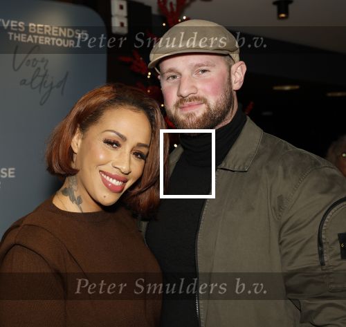 Bussum 8 december 2025
Premiere theatwershow Voor Altijd van Yves Berendse in t Spant. Glennis Grace kwam met haar vriend Eddy Reijner