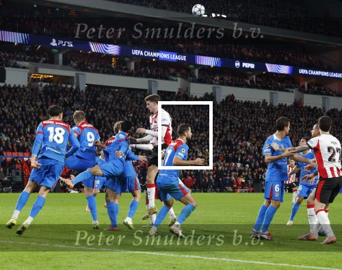Eindhoven, 9 December 2025
PSV-Atletico Madrid, eindstand 2-3 CL
Championsleague
Guus Til