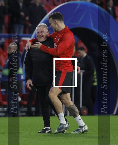 Eindhoven, 9 December 2025
PSV-Atletico Madrid, eindstand 2-3 CL
Championsleague
Ivan Perisic met Eddy Pepels
