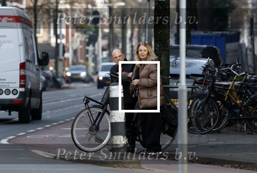 Amsterdam 22 december 2025
Jaap v Zweden en zijn vrouw Aaltje op straat in Amsterdam zuid.