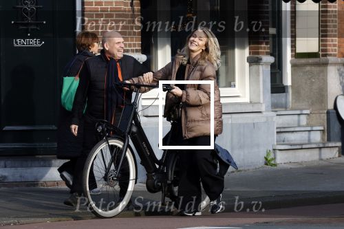 Amsterdam 22 december 2025
Jaap v Zweden en zijn vrouw Aaltje op straat in Amsterdam zuid.