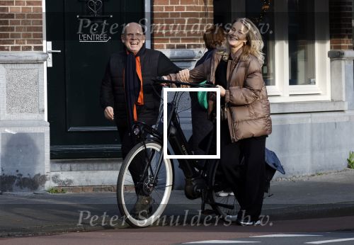 Amsterdam 22 december 2025
Jaap v Zweden en zijn vrouw Aaltje op straat in Amsterdam zuid.