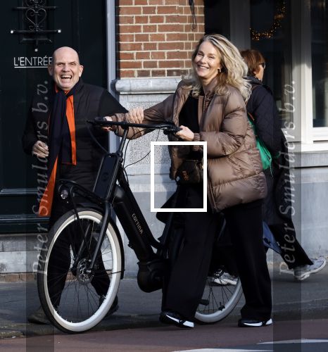 Amsterdam 22 december 2025
Jaap v Zweden en zijn vrouw Aaltje op straat in Amsterdam zuid.
