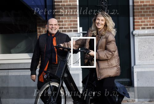 Amsterdam 22 december 2025
Jaap v Zweden en zijn vrouw Aaltje op straat in Amsterdam zuid.