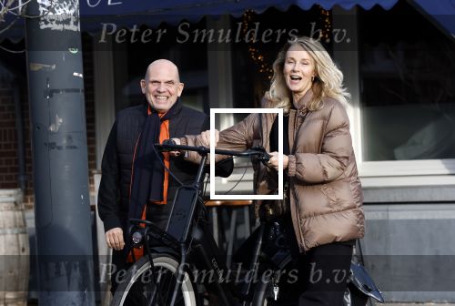 Amsterdam 22 december 2025
Jaap v Zweden en zijn vrouw Aaltje op straat in Amsterdam zuid.