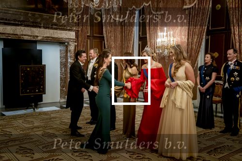 Amsterdam 11 december 2025
 Koning Willem-Alexander en koningin Maxima verwelkomen de president van Finland Alexander Stubb met zijn echtgenote Suzanne Innes-Stubb op de Dam op de eerste dag van een tweedaags staatsbezoek aan Nederland. s Avonds was het staatsbanket waar ook Prinses Amlia aanwezig was. Jari Litmanen met zijn vrouw