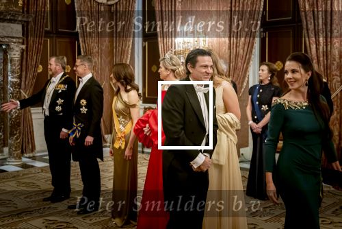 Amsterdam 11 december 2025
 Koning Willem-Alexander en koningin Maxima verwelkomen de president van Finland Alexander Stubb met zijn echtgenote Suzanne Innes-Stubb op de Dam op de eerste dag van een tweedaags staatsbezoek aan Nederland. s Avonds was het staatsbanket waar ook Prinses Amlia aanwezig was. Jari Litmanen met zijn vrouw