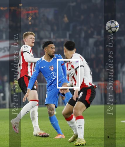 Eindhoven, 9 December 2025
PSV-Atletico Madrid, eindstand 2-3 CL
Championsleague
Jerdy Schouten