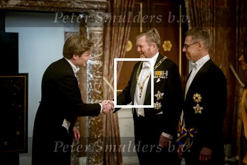 Amsterdam 11 december 2025
 Koning Willem-Alexander en koningin Maxima verwelkomen de president van Finland Alexander Stubb met zijn echtgenote Suzanne Innes-Stubb op de Dam op de eerste dag van een tweedaags staatsbezoek aan Nederland. s Avonds was het staatsbanket waar ook Prinses Amlia aanwezig was.